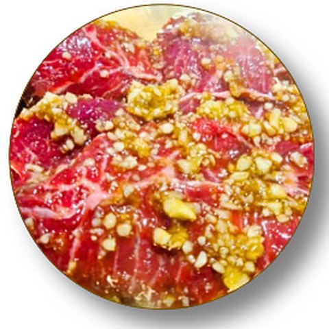 Korean-Style Garlic Marinated Beef